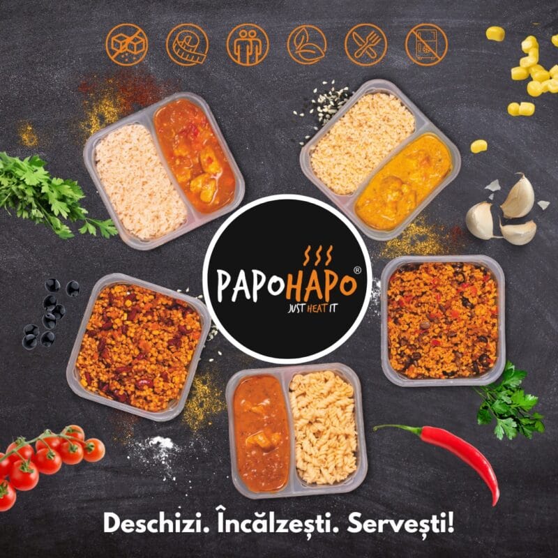 PapoBOX – Trio Favorit  × 6 porții gata de servit